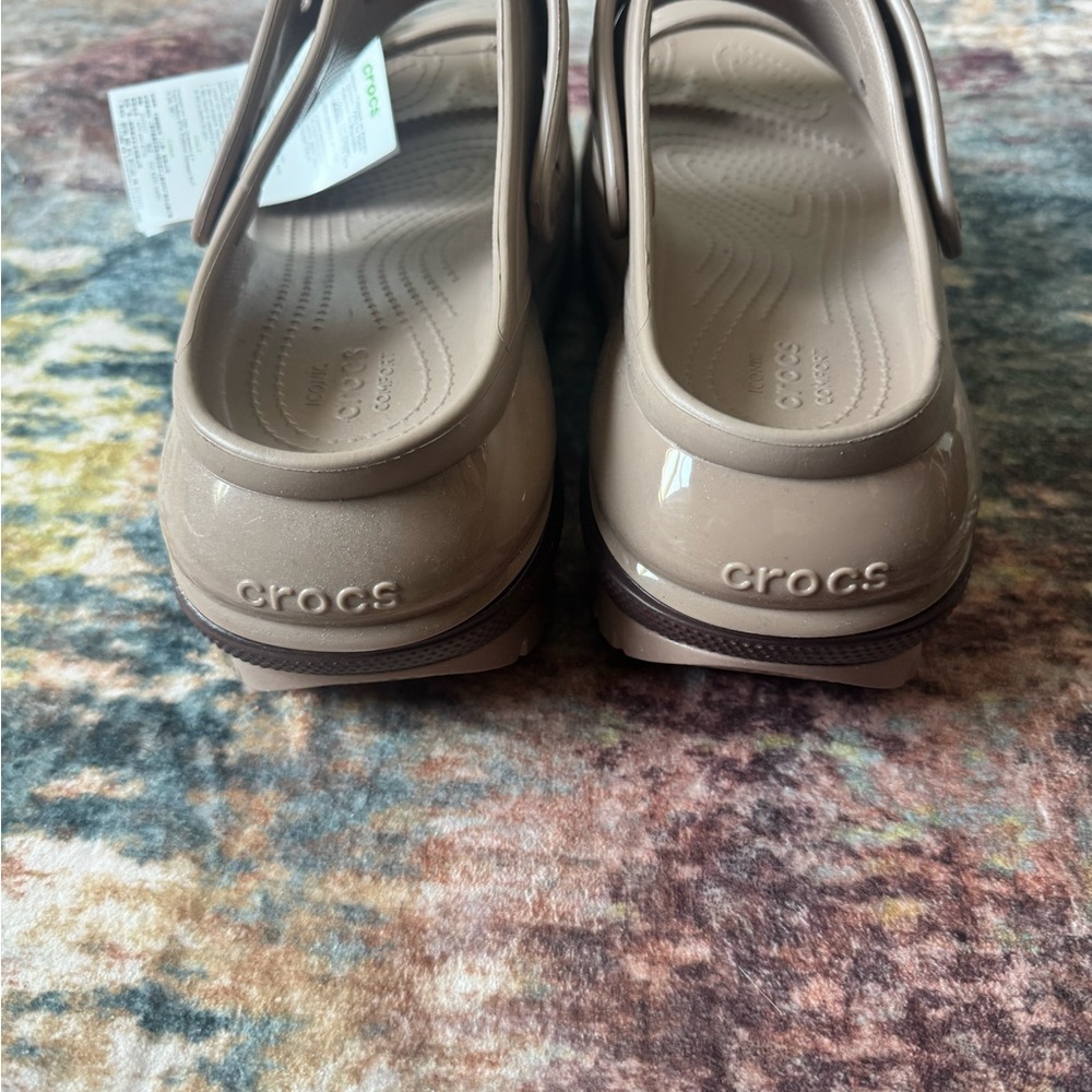 CROCS Mega Crush Sandals Latte Women’s Size 11 NWT - Picture 5 of 6